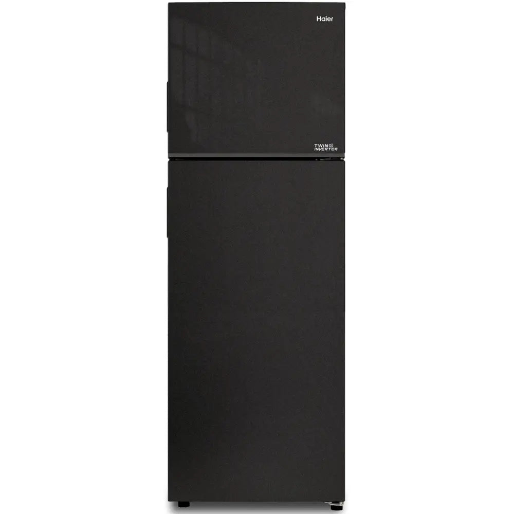 Haier Refrigerator 2 Doors 357 Liter Inverter Black HRF-380TMBM. Haier Refrigerator 2 Doors 357 Liter Inverter Black HRF-380TMBM.